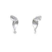 K18WG ダイヤモンドイヤリング