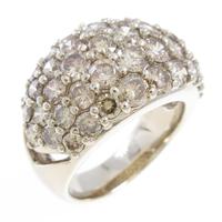 K18BG パヴェ ダイヤモンドリング