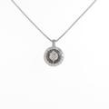 K18WG ダイヤモンドネックレス 0．306ct・VLB・SI2・GOOD