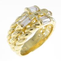 K18YG ダイヤモンドリング