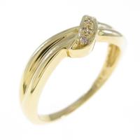 K18YG ダイヤモンドリング