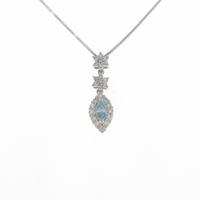 PT フラワー ダイヤモンドネックレス