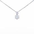 プラチナダイヤモンドネックレス 0．608ct・E・SI2・GOOD