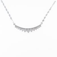 K18WG ダイヤモンドネックレス