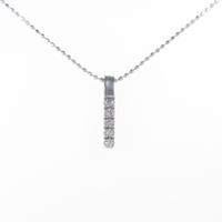 K18WG ダイヤモンドネックレス