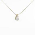 【リメイク】K18YG ダイヤモンドネックレス 0．322ct・F・VS1・VG
