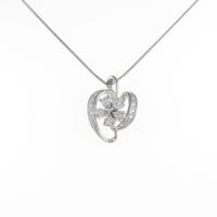 PT フラワー ダイヤモンドネックレス