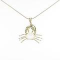 K18YG カニ ムーンストーンネックレス