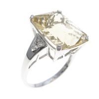 14KWG シトリンリング