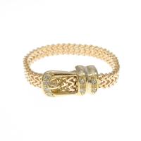 K18YG ベルト ダイヤモンドリング