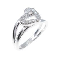 サマンサティアラ ハート ダイヤモンドピンキーリング