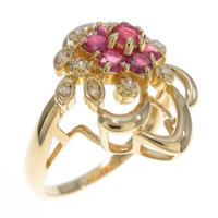 K18YG ルビーリング