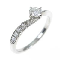 ロイヤル アッシャー ダイヤモンドリング 0．20ct