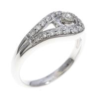 K18WG ダイヤモンドリング