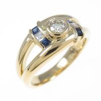 K18YG サファイヤリング