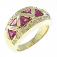 K18YG ルビーリング