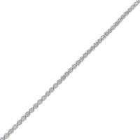 K18WG ダイヤモンドブレスレット