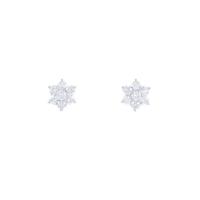 PT フラワー ダイヤモンドピアス