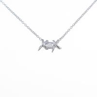 ティファニー Xドロップ ネックレス