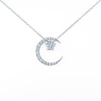 ポンテヴェキオ ムーン×スター ダイヤモンドネックレス