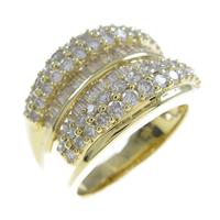 K18YG ダイヤモンドリング