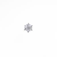 【リメイク】プラチナダイヤモンドピアス 0．501ct・FaB・SI2・VG 片耳