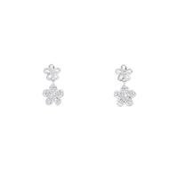 ポンテヴェキオ フラワー ダイヤモンドピアス