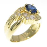 K18YG サファイヤリング