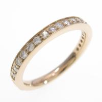 K18PG ハーフエタニティ ダイヤモンドリング