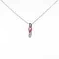 PT ピンクサファイヤネックレス
