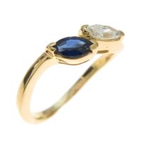 750YG サファイヤリング