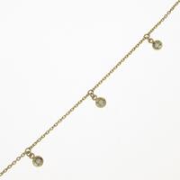 K18YG ダイヤモンドブレスレット