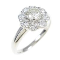 PT フラワー ダイヤモンドリング