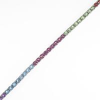 K18WG カラーストーンブレスレット