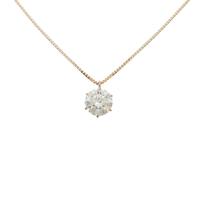 K18PGダイヤモンドネックレス 1．038ct・I・VS2・3EXCELLENT H＆C