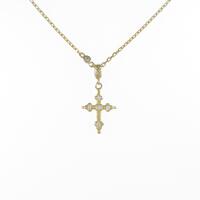 ローリーロドキン クロス ダイヤモンドネックレス