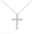 PT クロス ダイヤモンドネックレス