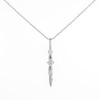 K10WG 2WAY ダイヤモンドネックレス