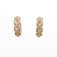 K18YG ダイヤモンドピアス