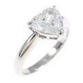 プラチナダイヤモンドリング 1．014ct・D・SI2・ハートシェイプ
