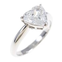 プラチナダイヤモンドリング 1．014ct・D・SI2・ハートシェイプ