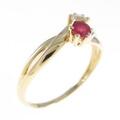 K18YG ルビーリング