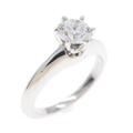ティファニー クラシックソリティア リング 0．51ct・D・VS2・3EXT