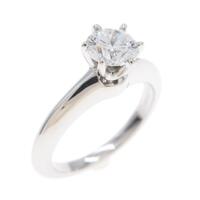 ティファニー クラシックソリティア リング 0．51ct・D・VS2・3EXT