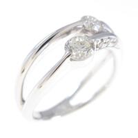 K18WG ダイヤモンドリング