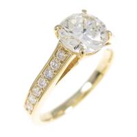 K18YG ダイヤモンドリング 1．017ct・I・I1・VG