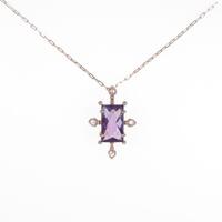 K10PG／10KPG アメジストネックレス