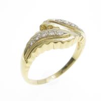 18KTYG ダイヤモンドリング