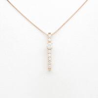 K18PG ダイヤモンドネックレス