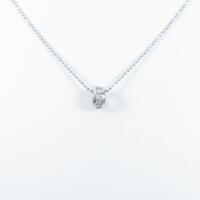 K18WG ダイヤモンドネックレス